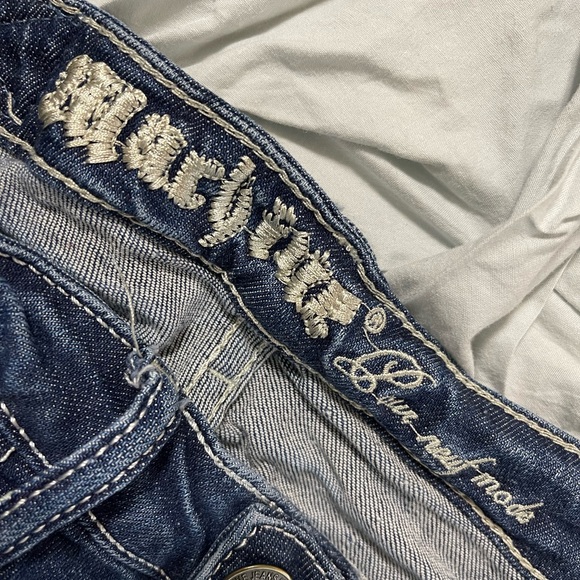 Machine Pour Neuf Mode Distressed Skinny Jeans Size 29. - Picture 2 of 4